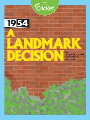 cover image of 1954 A Landmark Decision